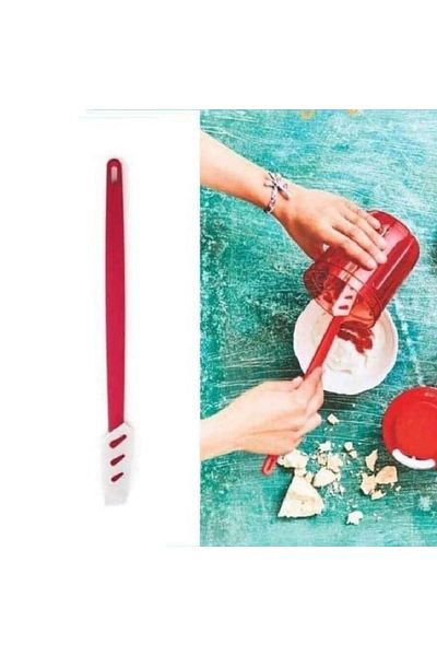 Tupperware Modern Fairy Silicone Spatula Thin Red