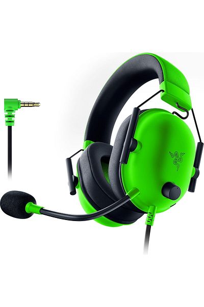 RAZER BlackShark V2 X -Multi-Platform Wired Gaming Headset 3.5mm jack for PS5/PS4/Xbox/PC - Green