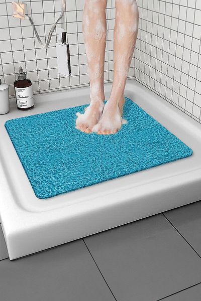 Paspas Yap 50x50 Cm Square Bath Mat - Non-Slip, Water Absorbent and Wet Floor Bathtub Mat
