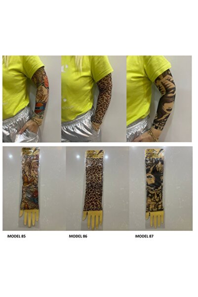 Airbrush Tattoo Kızlar Serisi 3 çift 6 adet Giyilebilir Dövme Sleeve tattoo  ...