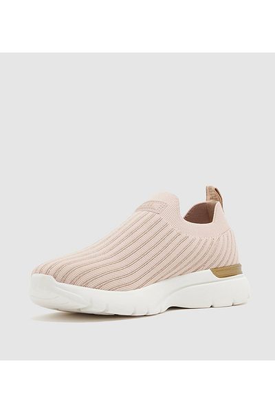 Steve Madden beige women's's flat-sports sneakers