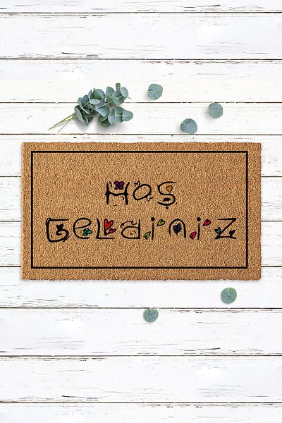 Paspas Yap Welcome Koko Doormat Exterior Door Mat Bristle Mat Home Door Entrance Mat Apartment Apartment Mat