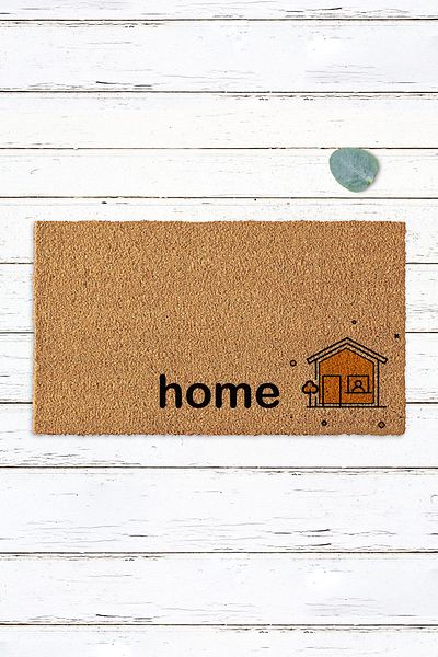 Paspas Yap Home Written Home Figured Koko Mat Bristle Mat Exterior Door Mat Home Apartment Mat