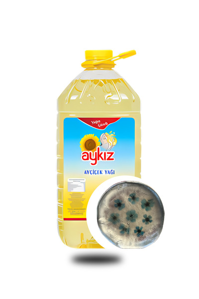 AYKIZ RAFİNE AYÇİÇEK YAĞI 5 LİTRE (İTHAL CİLT BAKIM SABUNU HEDİYELİ)