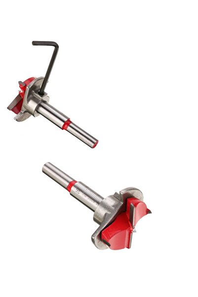 Depolife Ahşap Freze Ucu 25mm Panç Karot Stoperli Matkap Yuvarlak Açma Bıçağı...