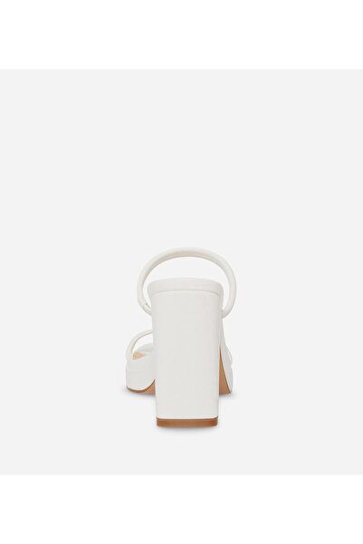 Steve Madden White Women's Block Heels Sandals