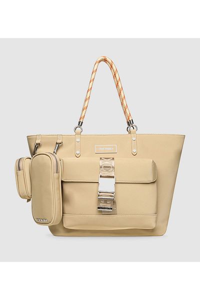 Steve Madden Khaki Women's Tote Bag Hand Bags