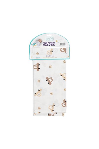 Sebi Bebe 80x100 Cm Muslin Blanket - Multi-Purpose