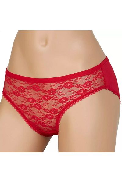 HİTRA Chiloți de damă din dantelă florală Spate Bumbac Slip de culoare uni Lenjerie de corp confortabilă și respirabilă
