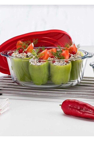 Paşabahçe وعاء بيركس دائري بغطاء 005oa