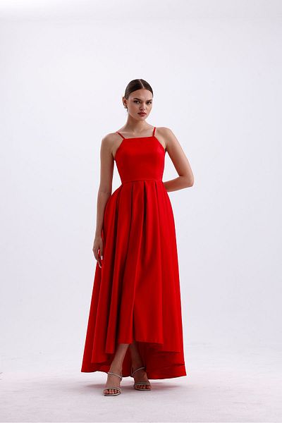 Tangül&Ali'S Moda Evi Long Red Dress