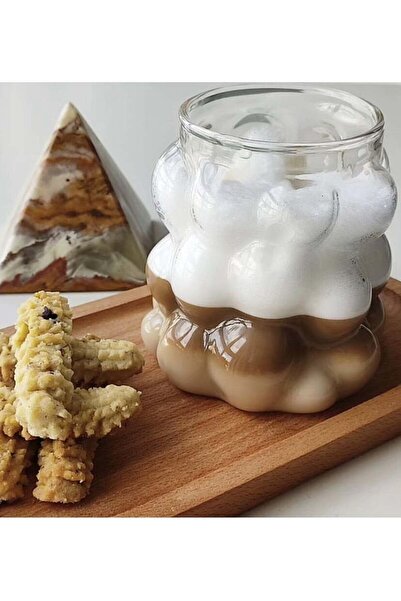 Evimin Eşyası Üzüm Model Borasilikat Cam Soğuk Kahve/meşrubat Bardak