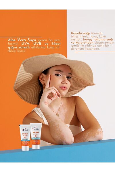 Dr. Clinic 50 Faktör Güneş Kremi 50 ml | Cilt Koruma Ve Güneşten Koruma