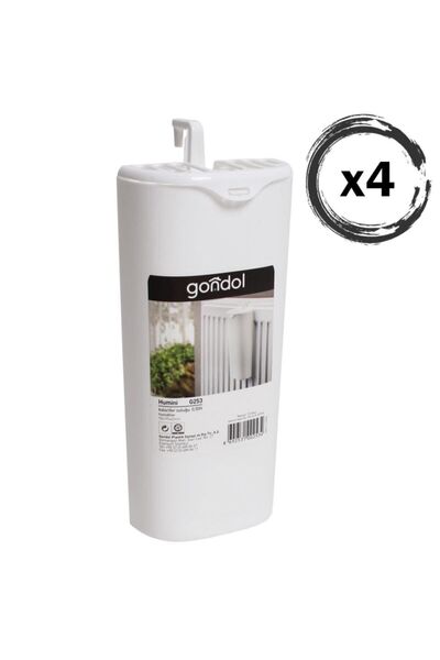 Gondol 4 Adet Kapaklı Plastik Kalorifer Petek Suluğu