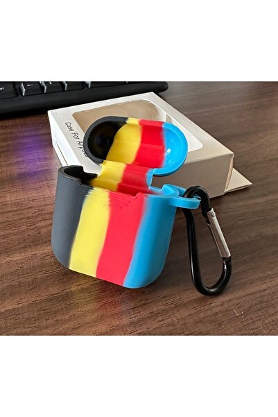 CONOCER Airpods 1-2 Nesil Uyumlu Renkli Tasarım Koruyucu Premium Kalite Silik...