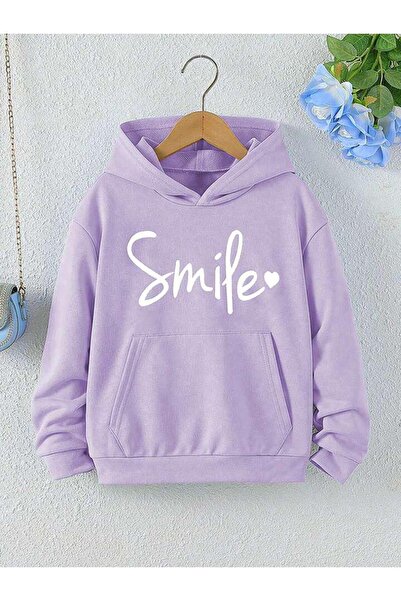 Machetta Smile Printed Παιδική Φούτερ με κουκούλα χειμωνιάτικη κουκούλα