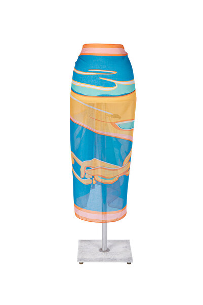 AQUABERRY Patterned Pareo 100X140 cm |   Beach Clothing - Vibrant Patterned, Anti-Wrinkle and Practical