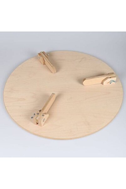 ERÇELİK TİCARET Ayaklı MDF Hamur Tahtası Sofra 60 cm Yufka Açma ve Hamur Yoğu...