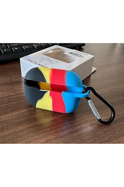 CONOCER Airpods Pro Uyumlu Renkli Tasarım Koruyucu Premium Kalite Silikon Kılıf