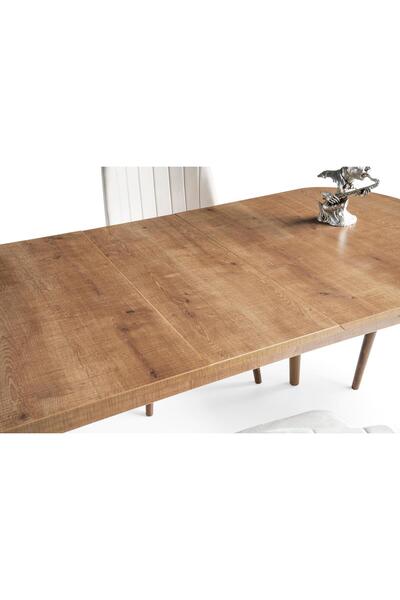 Erezogulları Mobilya Venüs Açılır MDF Oval Mutfak Masası 80x130