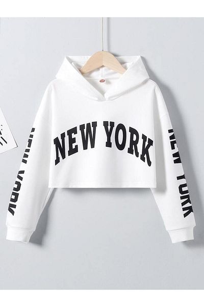 Machetta New York Printed - Hanorac cu glugă supradimensionat pentru copii