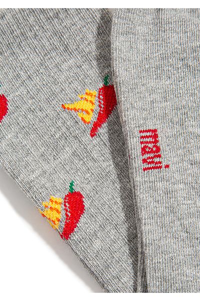 Mavi Gray Socket Socks with Pepper Pattern0911339-85524