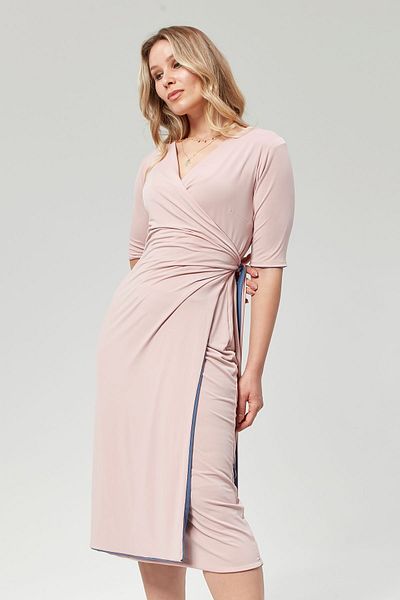 LYN MAMA Βραδινό φόρεμα Valentina Plus Size Blue Powder