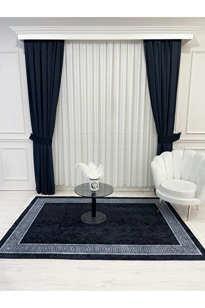 Brillant Lorin Şönil Görünüm Bordürlü  Lateks  Taban  Saçaklı Modern Halı