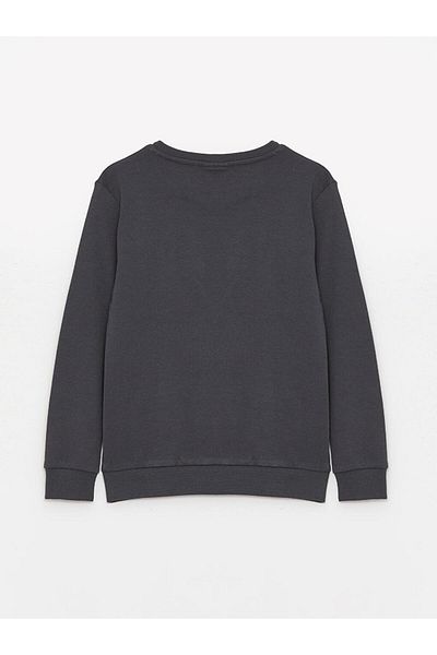 LC Waikiki Băiat - Tricou cu mânecă lungă cu decolteu și imprimeu