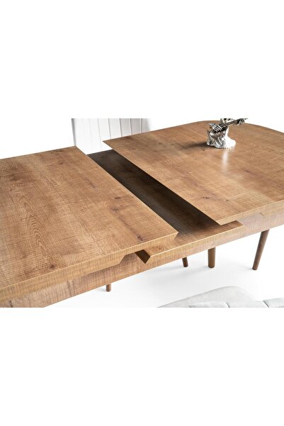 Erezogulları Mobilya Venüs Açılır MDF Oval Mutfak Masası 80x130