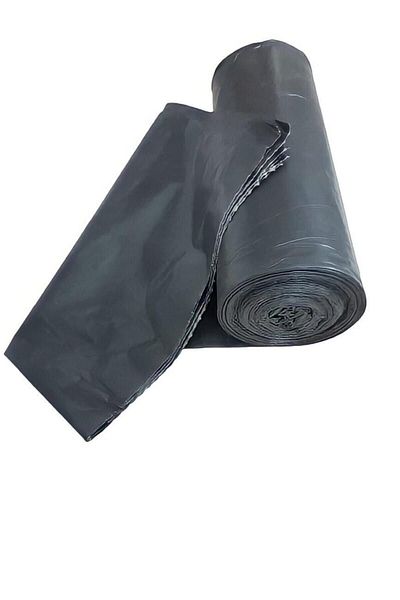 İLKAY 2 Rolls Jumbo Size Black Garbage Bag (80 X 110 CM) 400 gr