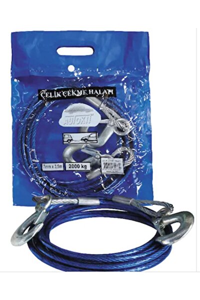 Autokit Carub Çelik Çekme Halatı 3 Ton 3 Metre
