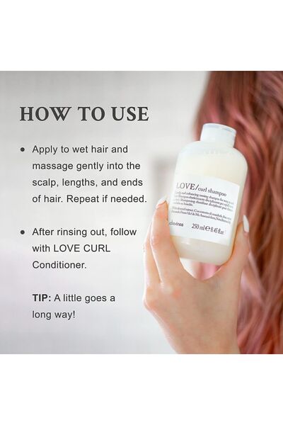 Davines 666 DAVİNES Love Curl - Kıvırcık ve Dalgalı Saçlar İçin Bukle Belirginleştirici Şampuan250ml6666