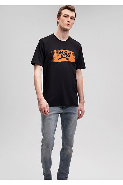 Mavi 91 Printed Black T-Shirt Regular Fit / Regular Fit0612003-900