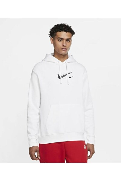 Nike Чоловіча біла толстовка з капюшоном - Спортивний одяг DD9694-100