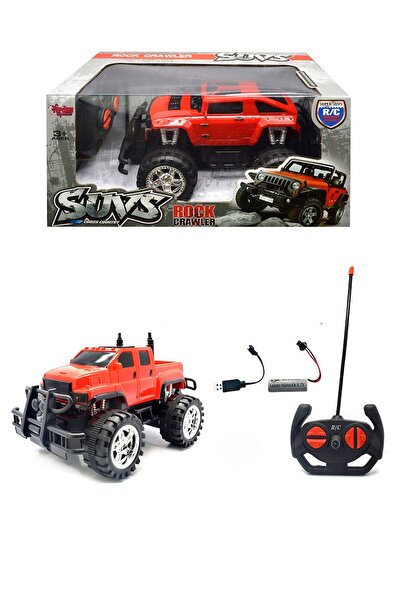 hediyecik Rc Uzaktan Kumandalı Şarjlı Super Suvs Rock Crawler Işıklı Araba