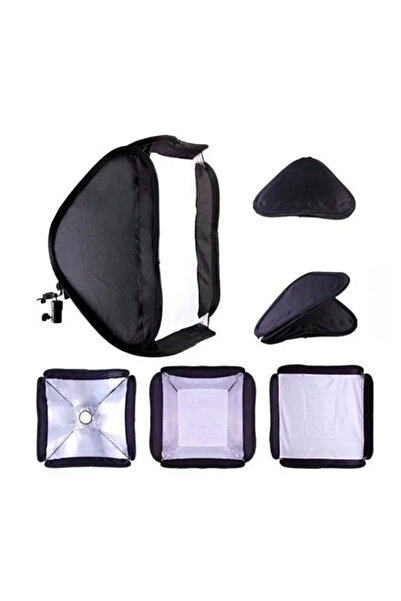 FototekFotograf 60x60cm Tepe Flaşı Softbox Stüdyo Işığı Difüzör 60 x 60 cm Softbox