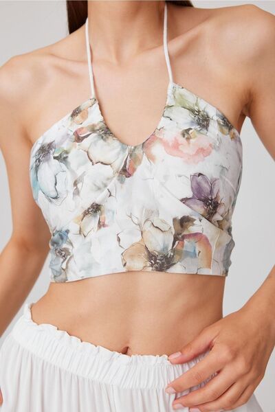 Niseko BİTKİSEL İPEK ÇİÇEKLİ CROP