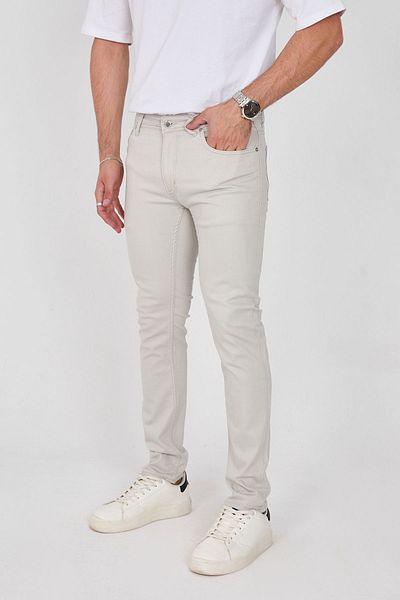 ENZİM JEANS Ανδρικό βαμβακερό ελαστικό παντελόνι κανονικής εφαρμογής με 5 τσέπες