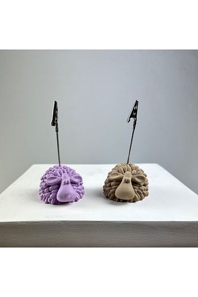 Melouro Lamb Note Holder Set of 2 (lilac - Paper Bag)