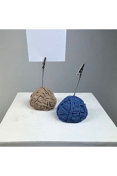 Melouro Ball Tuber Note Holder Set of 2 (Paper Pouch - Gray Blue)