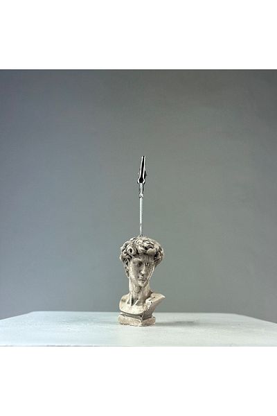 Melouro Antique David Sculpture Note Holder