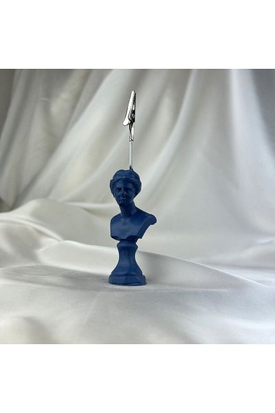Melouro Gray Blue Venus Sculpture Note Holder, Photo Holder