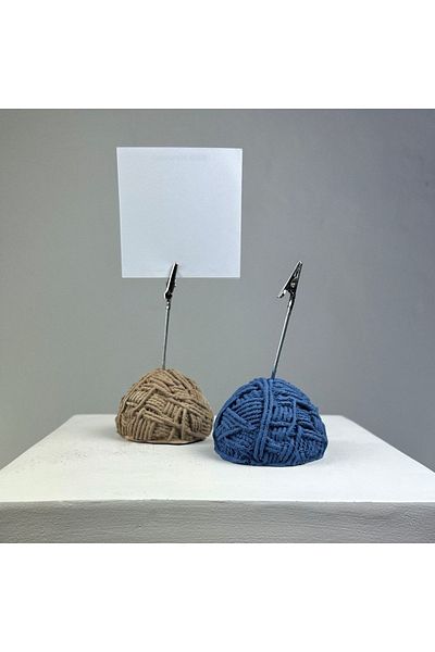 Melouro Ball Tuber Note Holder Set of 2 (Paper Pouch - Gray Blue)