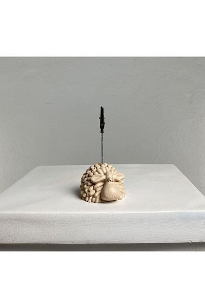 Melouro Cream Lamb Note Holder