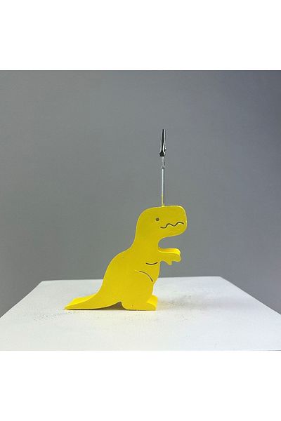 Melouro Yellow Tyrannosaurus Rex Dinosaur Note Holder