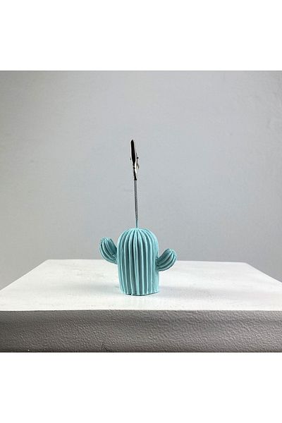 Melouro Mint Color Cactus Note Holder