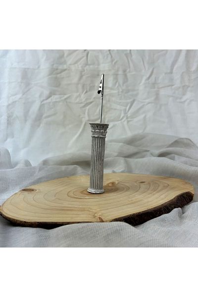 Melouro Gray Antique Corinth Column Note Holder