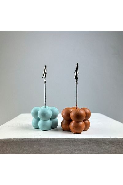 Melouro Bubble Note Holder Set of 2 ( Mint - Oak )