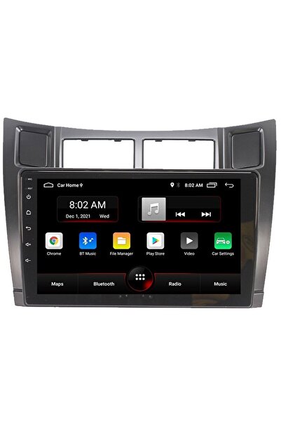 EXVOL Toyota Yaris 2005-2012 Android Multimedya Carplay 9 Inc Hd Ips Ekran 4gb/64gb Kamera Hediyeli